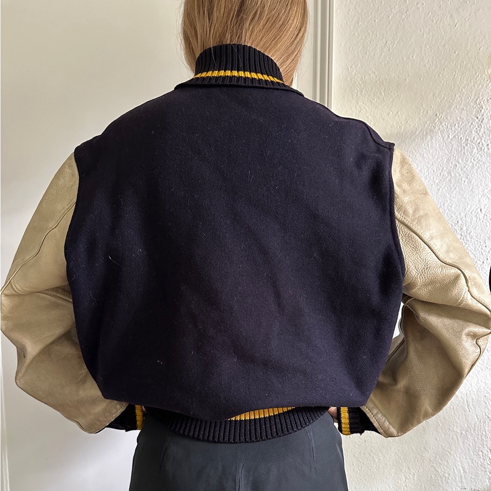 Whiting Los Angeles Vintage Varsity Jacket. Size 40 (small). Worn vintage patina - Picture 3 of 7
